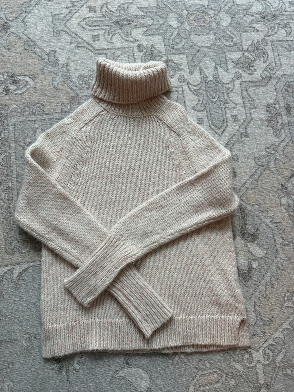 J. Crew Cream Turtleneck Sweater